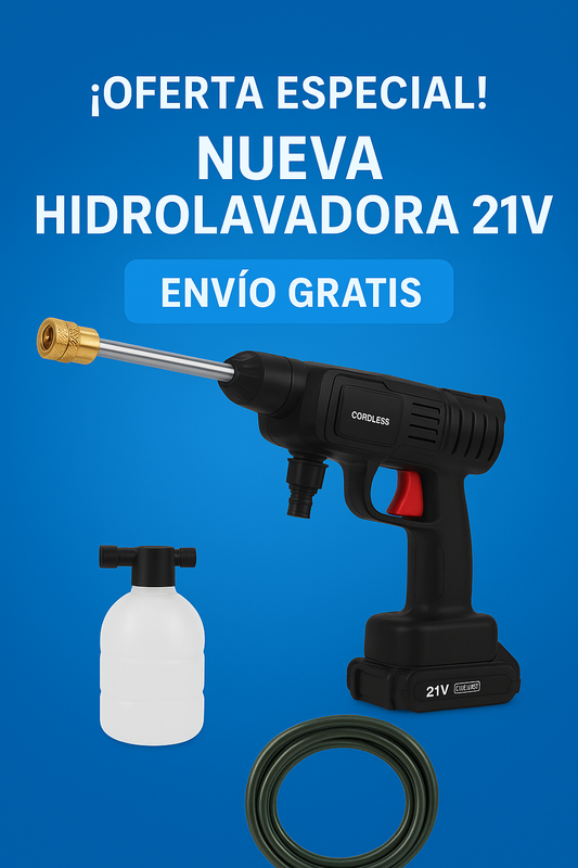Hidrolavadora Portatil Con Bateria